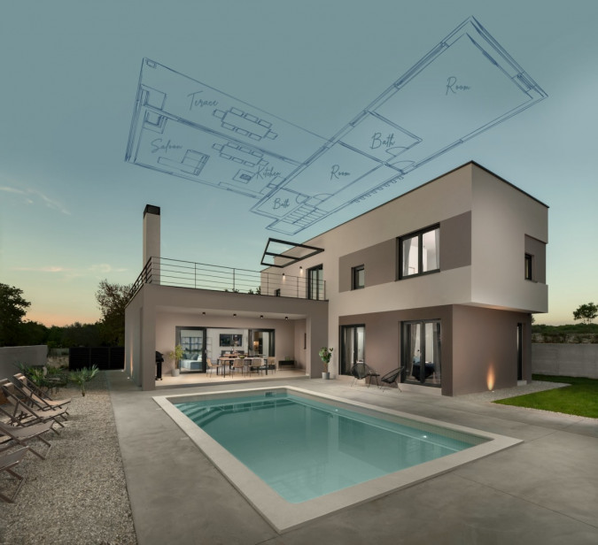 Exterior, Villa Median with pool, Vodnjan, Istria, Croatia Vodnjan